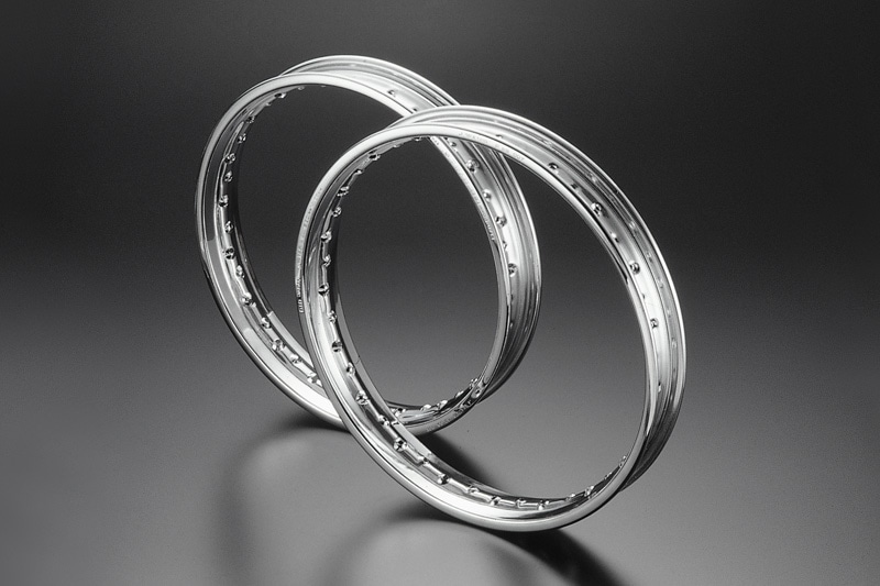 クロームメッキリム（フロント (1.85-19) Z1/Z2,H2/750SS,H1/500SS