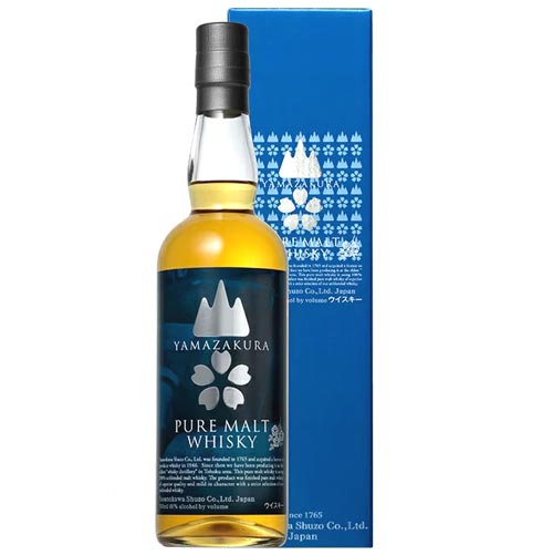 笹の川酒造 山桜 ピュアモルト ウイスキー （箱付） 48％ 700ml 福島県