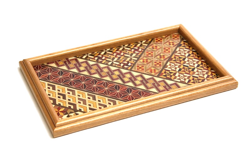 寄木トレー 小寄木（中） | 寄木細工 角盆 | 寄木細工専門店 箱根