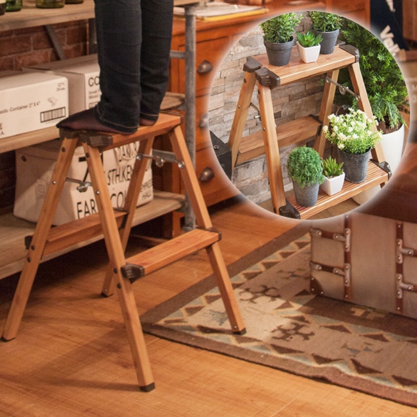 ユアサプライムス.com｜踏み台 2段 折りたたみ 脚立 おしゃれな アルミ