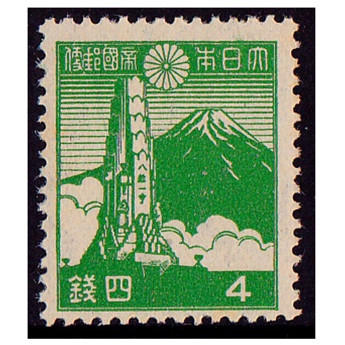 値下げ☆日本の古い切手 風景 第1次平面版10銭 美品