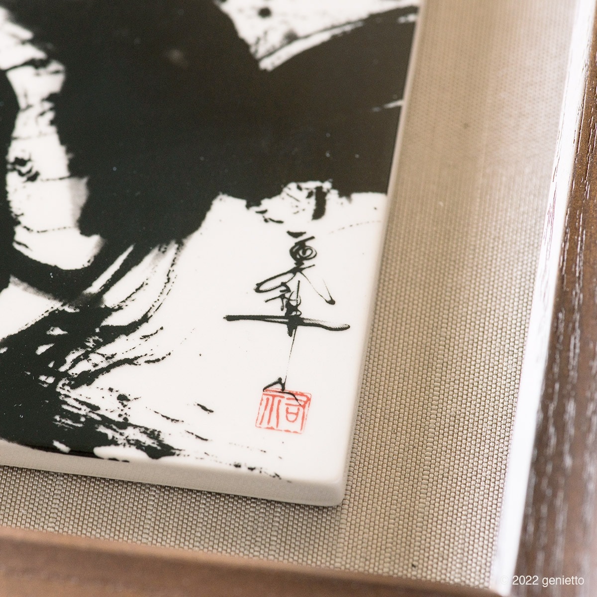 複製陶墨画「駿千里」 | 墨絵・陶墨画アーティスト 西元祐貴 Yu-ki