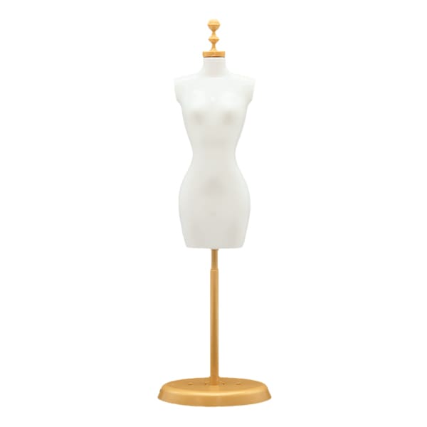 ドール用品 『ドール用プラスチックトルソー 白 DSA2254』 手芸