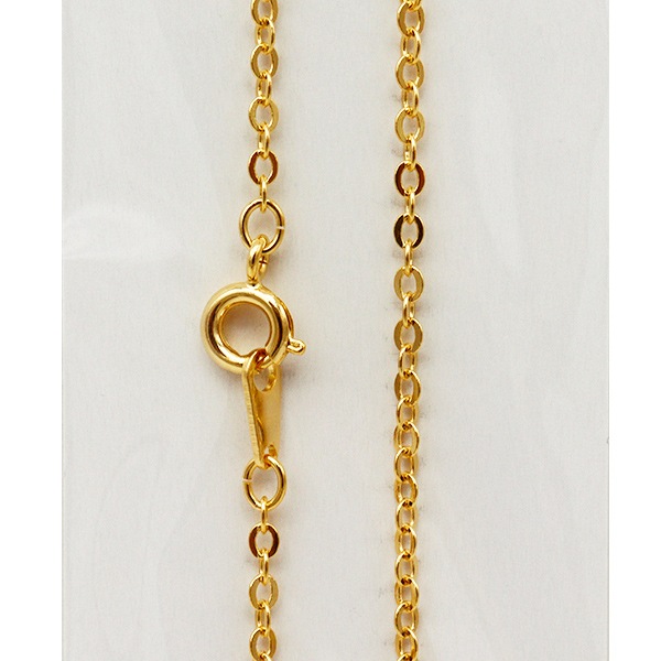 手芸金具 『チェーンネックレス 小判 ゴールド RD245-GOL』 ビーズ