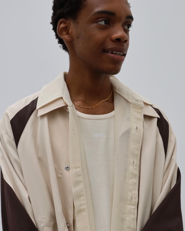 JIEDA ジエダ 24SS OVER SIZE SHIRT (BROWN) | すべての商品 | ADDICTIVE