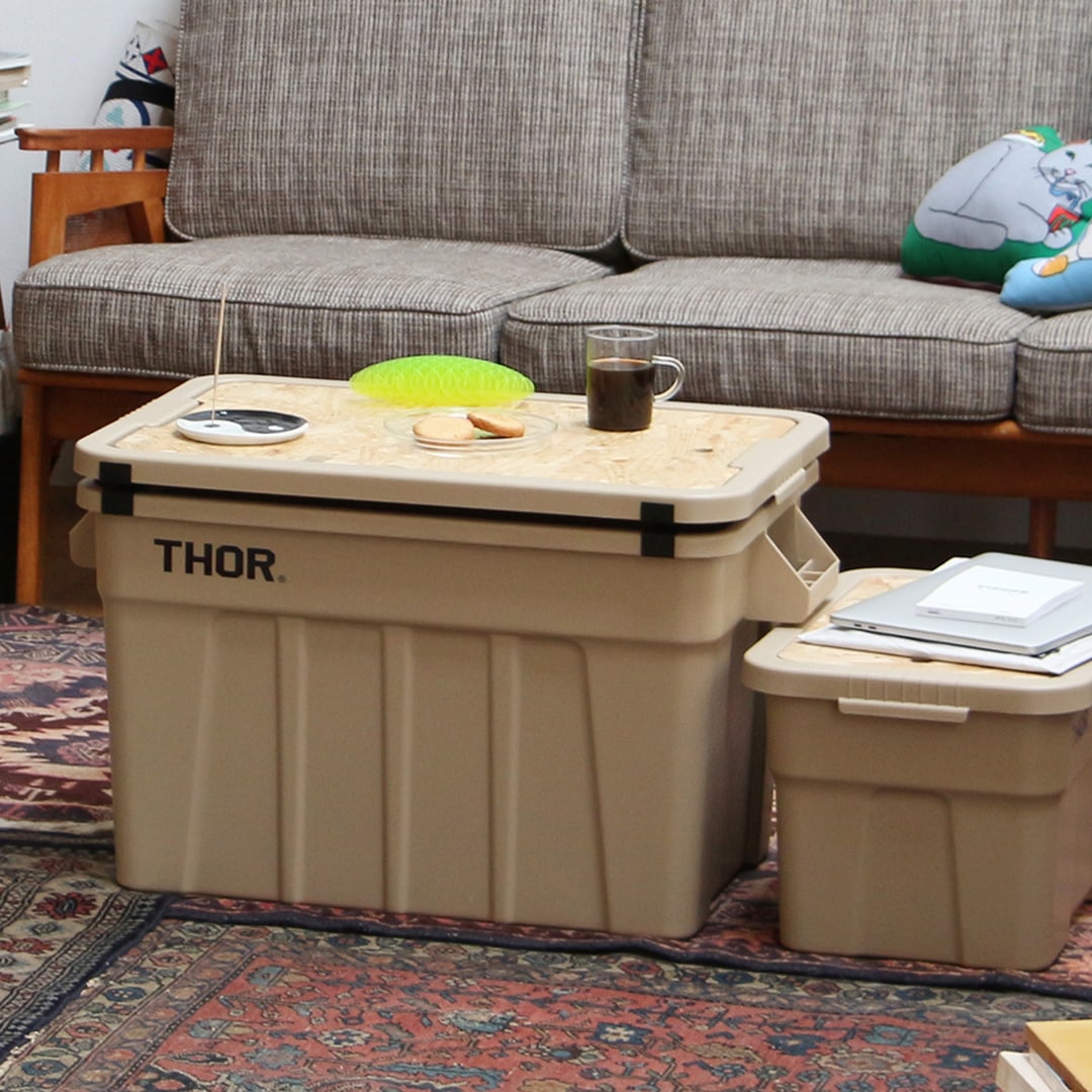 THORラージトート 75L & トップボード セット| 収納コンテナボックス