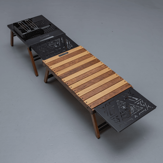 BLACK DESIGN ブラックデザイン アイアンウッドテーブル 日和