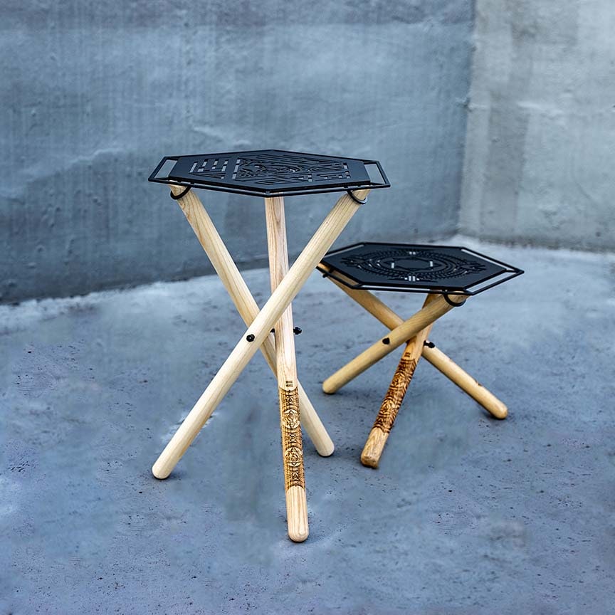 ソマビト SomAbito焚き火side stand(脚付)ビンテージカラー ソマビト