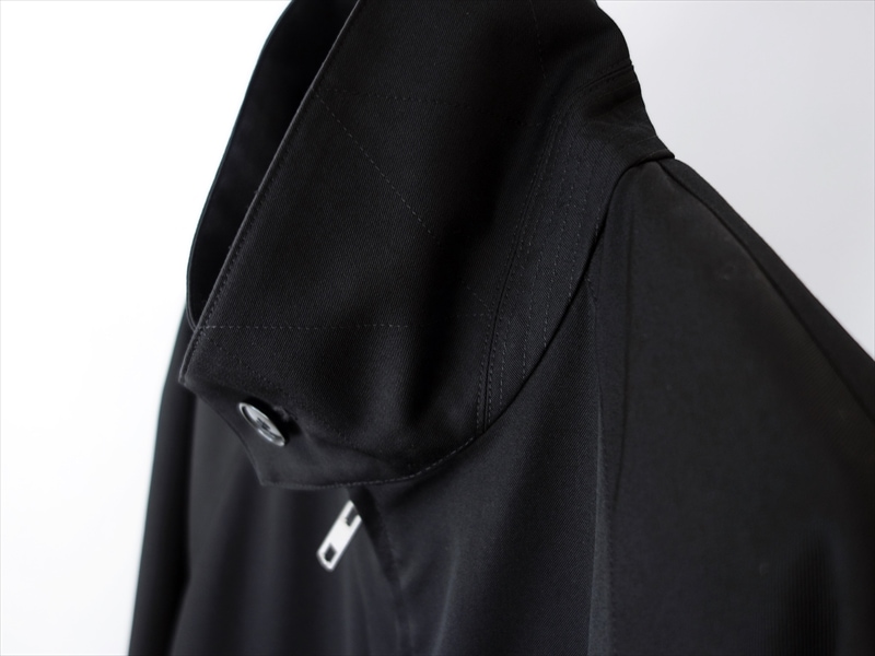 K.ITO ケー・イトウ/ ウールギャバジン ジップブルゾン/ ブラック