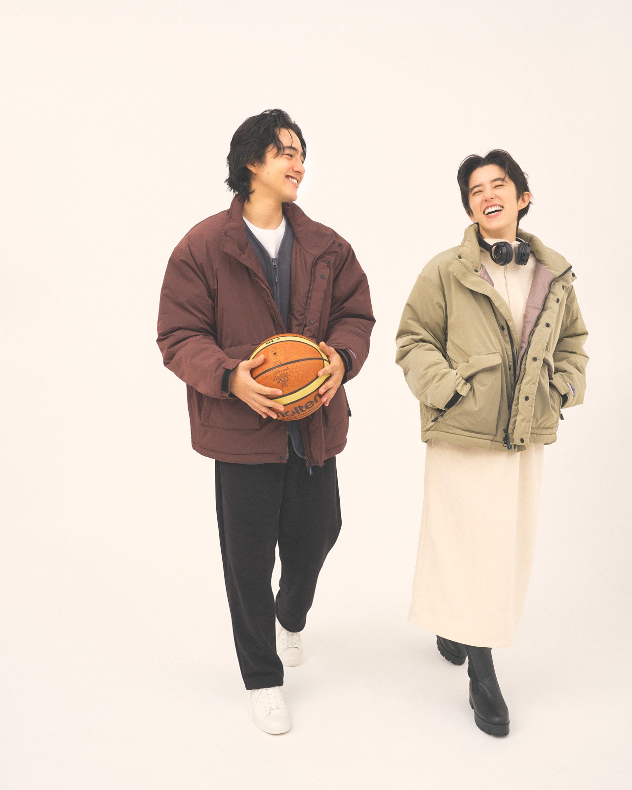 UNISEX】STAND COLLAR PADDED JACKET/スタンドカラーパデット