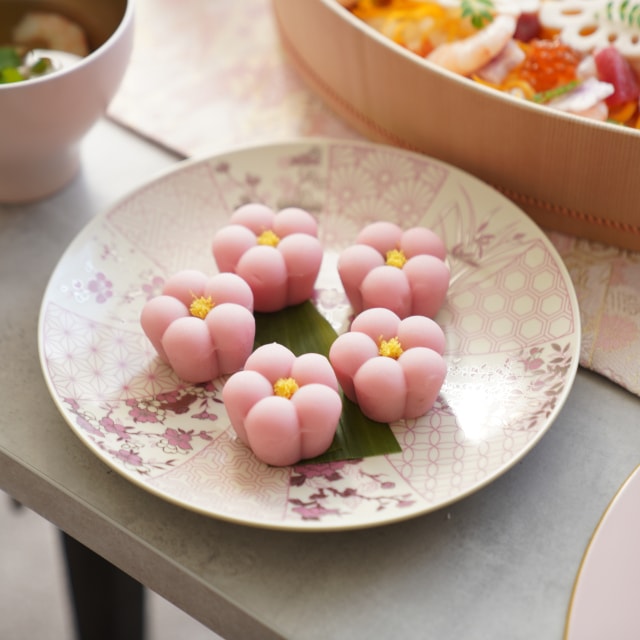 金襴 古伊万里 7号皿 紅（化粧箱入り）FOURGRACEオリジナル ｜ 四季