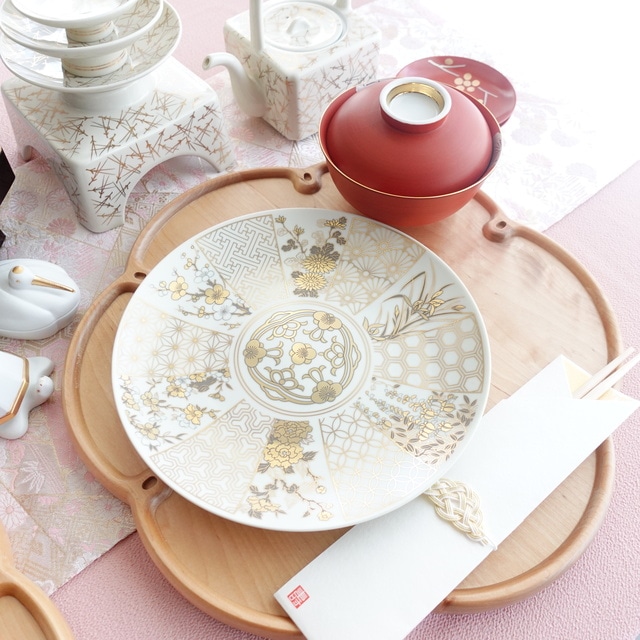 古伊万里 伊万里 色絵 豆皿 菓子皿 ざくろの図 蔵出し 10客 古伊万里