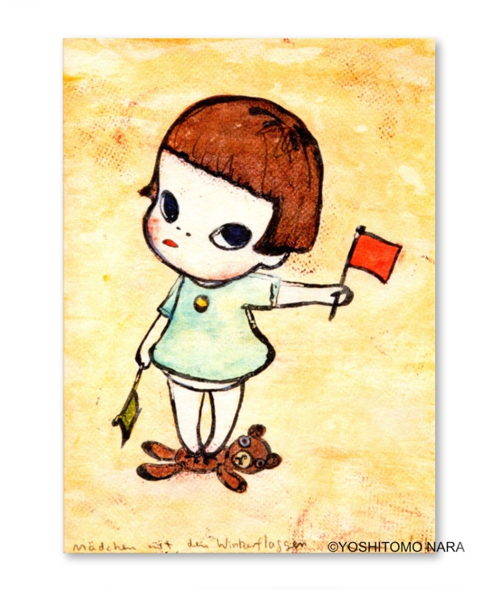 奈良美智 ポスター2点セット(額装済) yoshitomo nara 【公式通販】