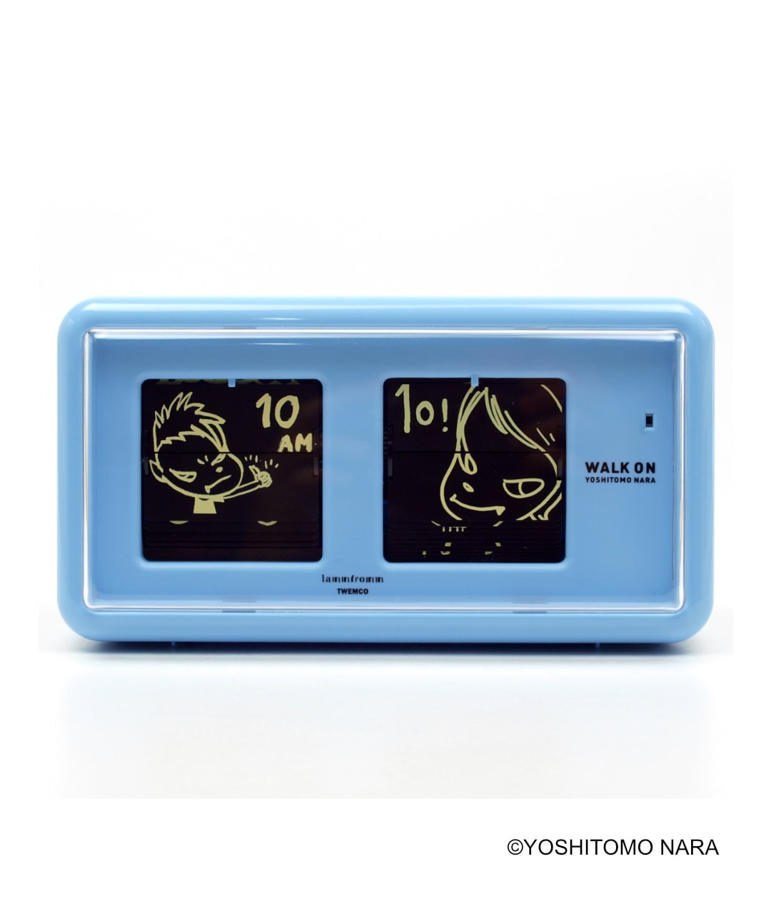 ラッピング済✴︎奈良美智 パタパタクロック フリップクロック WALK ON