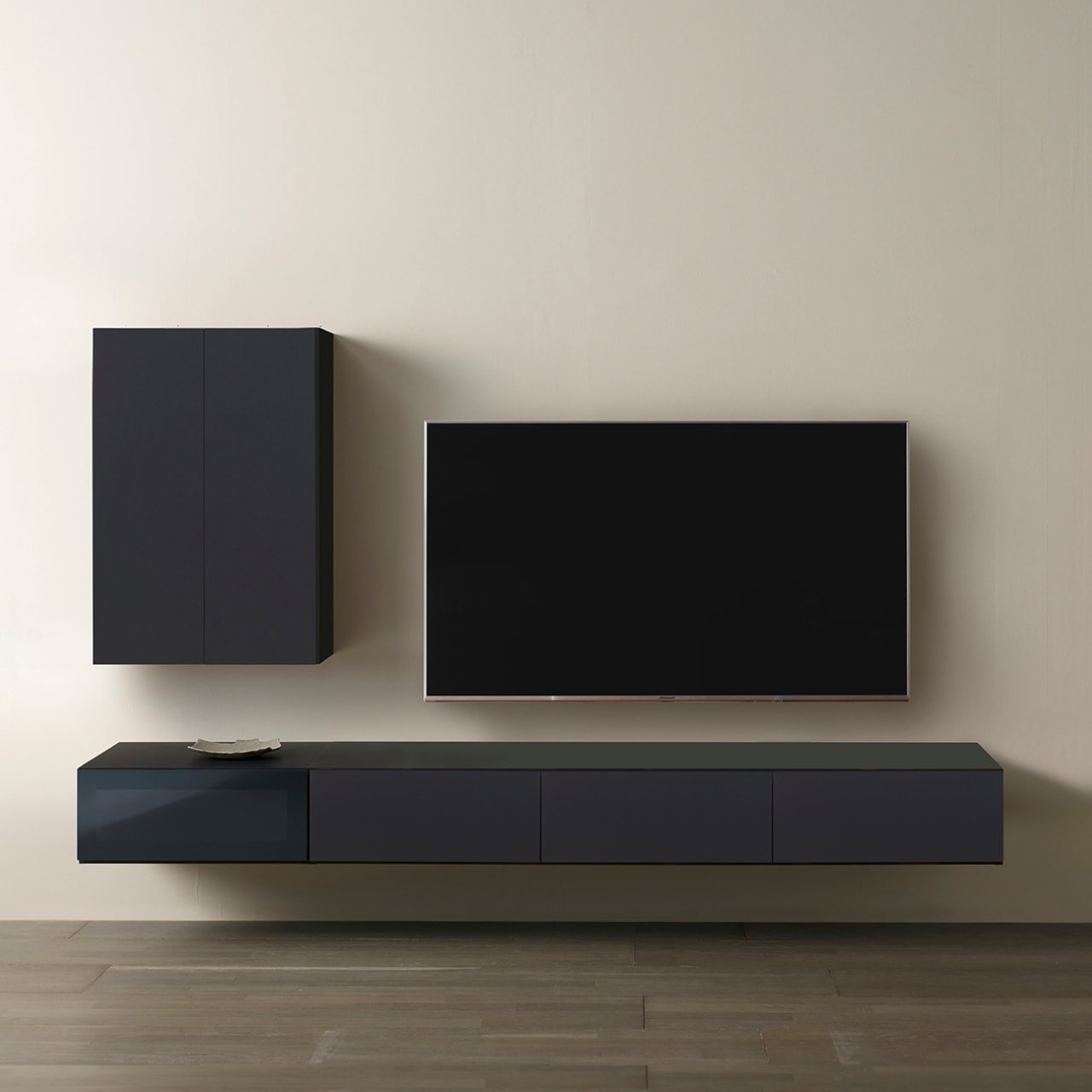 Ethnicraft Monolit TVボード オーク × ブラックスチール Ethnicraft