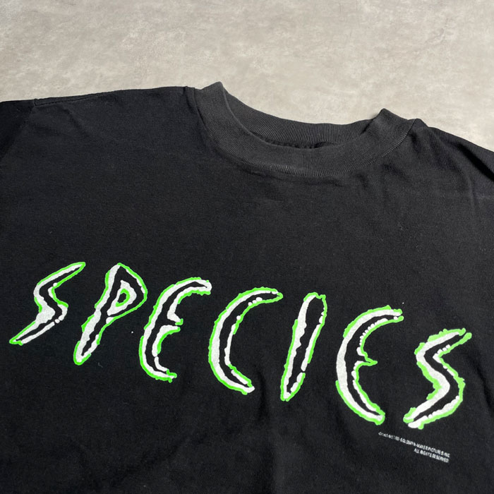 90's SPECIES Movie T-Shirts Made in USA/XL 90年代 スピーシーズ