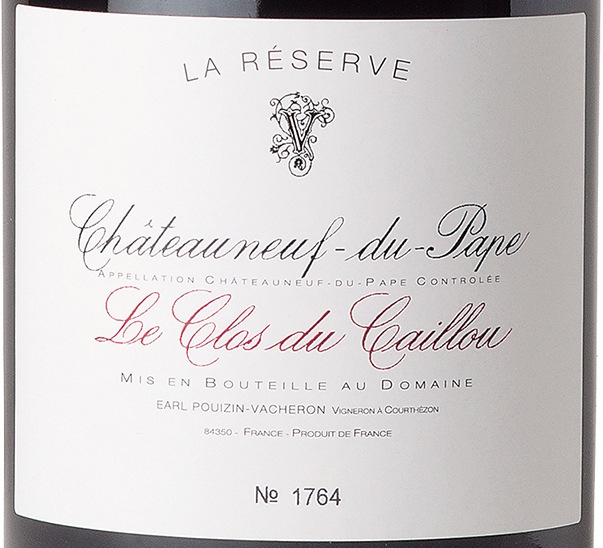 ル・クロ・デュ・カイユ シャトーヌフ・デュ・パプ ルージュ ラ