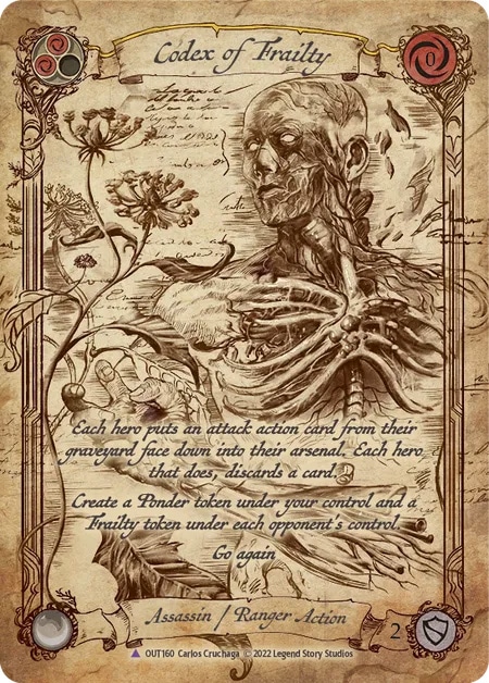 EN】《Cold Foil》[Assassin / Ranger] Codex of Frailty 「Marvel