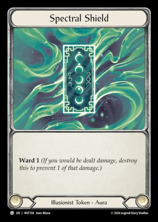 fab spectral shield cold foil エニグマ版 白 FAB TCG Japanese