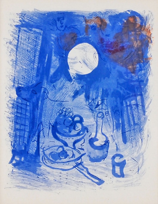 マルク シャガール ブルーエンジェル 青い天使 シャガール絵画