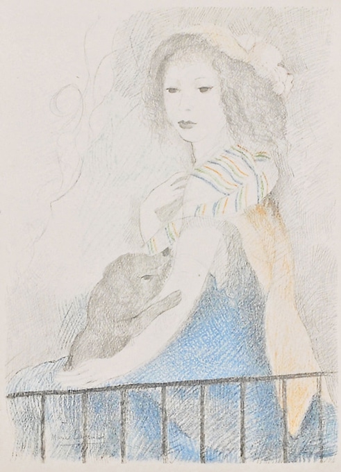 マリー・ローランサン 「仔犬を抱く婦人」 | | アトリエ・ブランカ