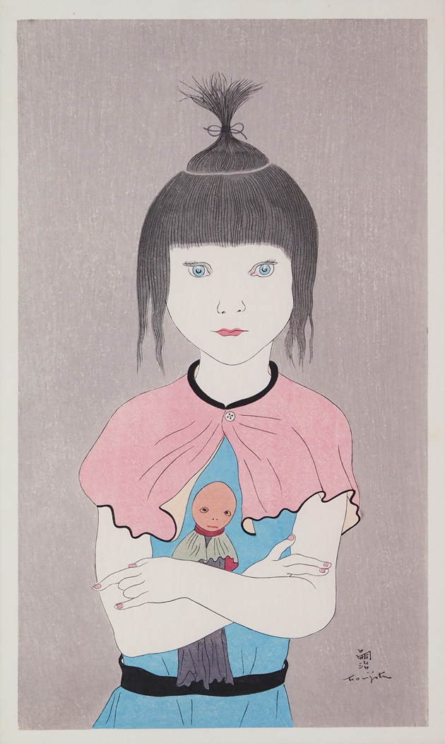 藤田嗣治 「人形を抱く少女」 | | アトリエ・ブランカ