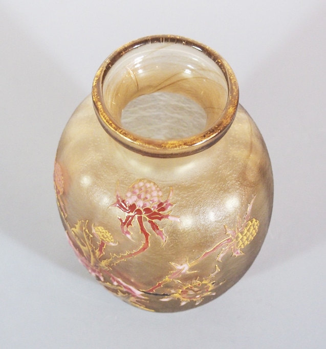 エミール・ガレ 「薊文花瓶」 | | アトリエ・ブランカ