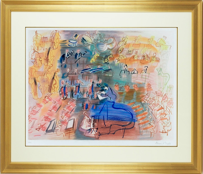 Raoul Dufy、ラウル・デュフィ【L'Orchestre】海外レゾネ Raoul Dufy