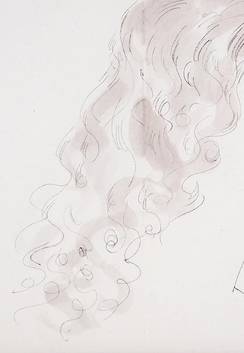 藤田嗣治 「横顔のマドレーヌ」 「少女」 藤田嗣治 「マドレーヌ