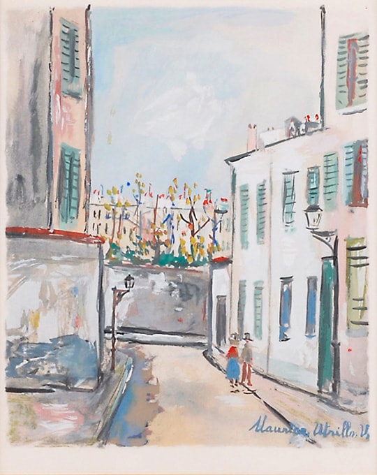 モーリス ユトリロ サン・リュスティック通り 霊感の村 ポショワール