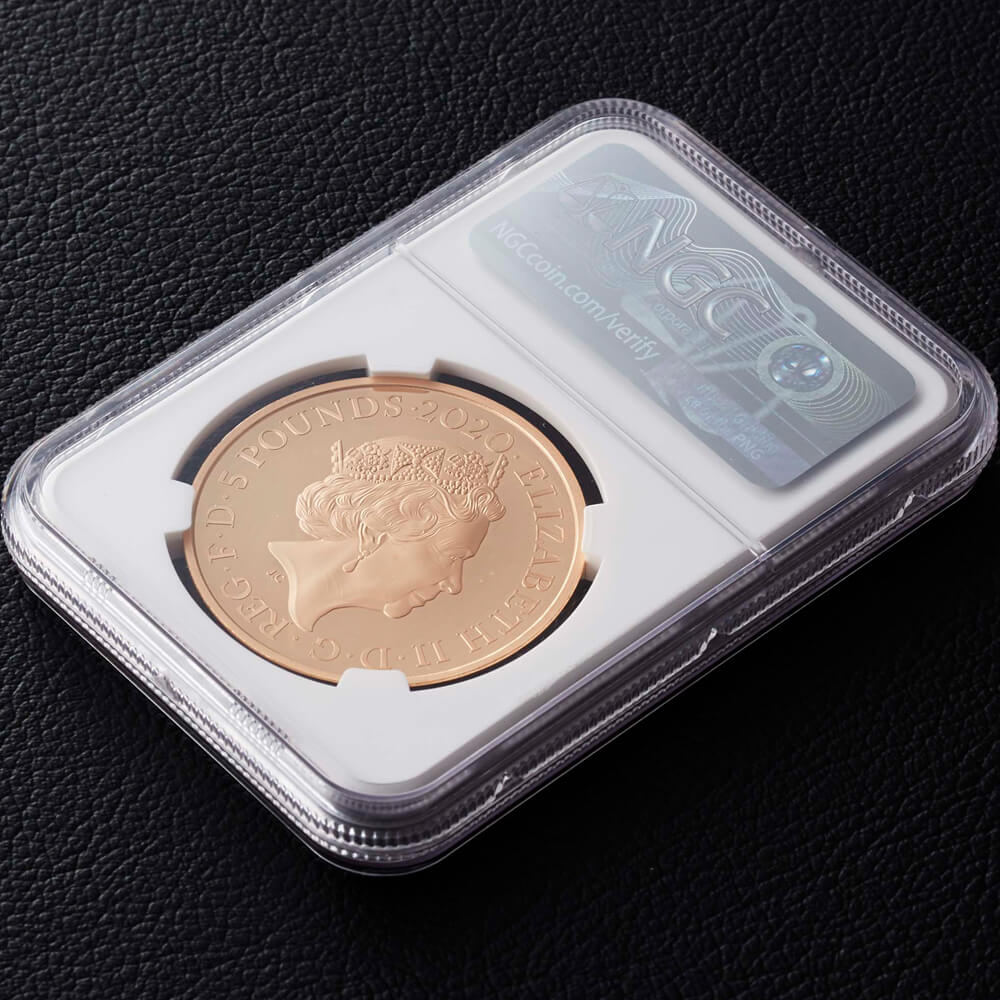 ◎PF70】 ☆5oz巨大銀貨☆2020 £10 英国コイン 金貨 銀貨