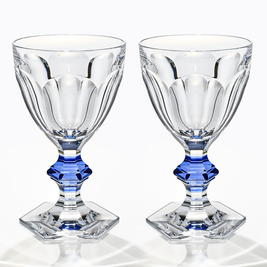 バカラ 名入れ対応 Baccarat グラス ペア アルクール ブルーボタン