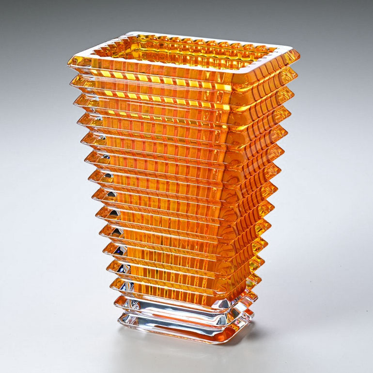 Baccarat バカラアイベースSスクエア希少色シルバー 専用箱付き