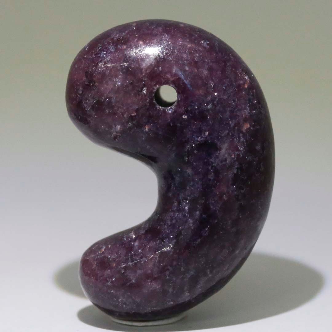 レピドライト 出雲型勾玉 30ミリ