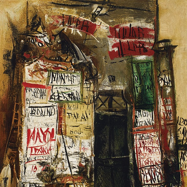 生誕125年 佐伯祐三 リトグラフ「広告貼り」｜エンディショップ【公式