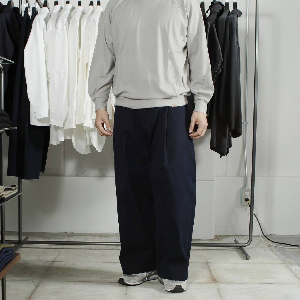 STUDIO NICHOLSON スタジオニコルソン SORTE パンツ PEACHED COTTON