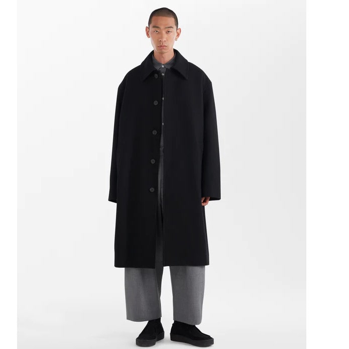 STUDIO NICHOLSON ネイビー チェスターコート サイズ1