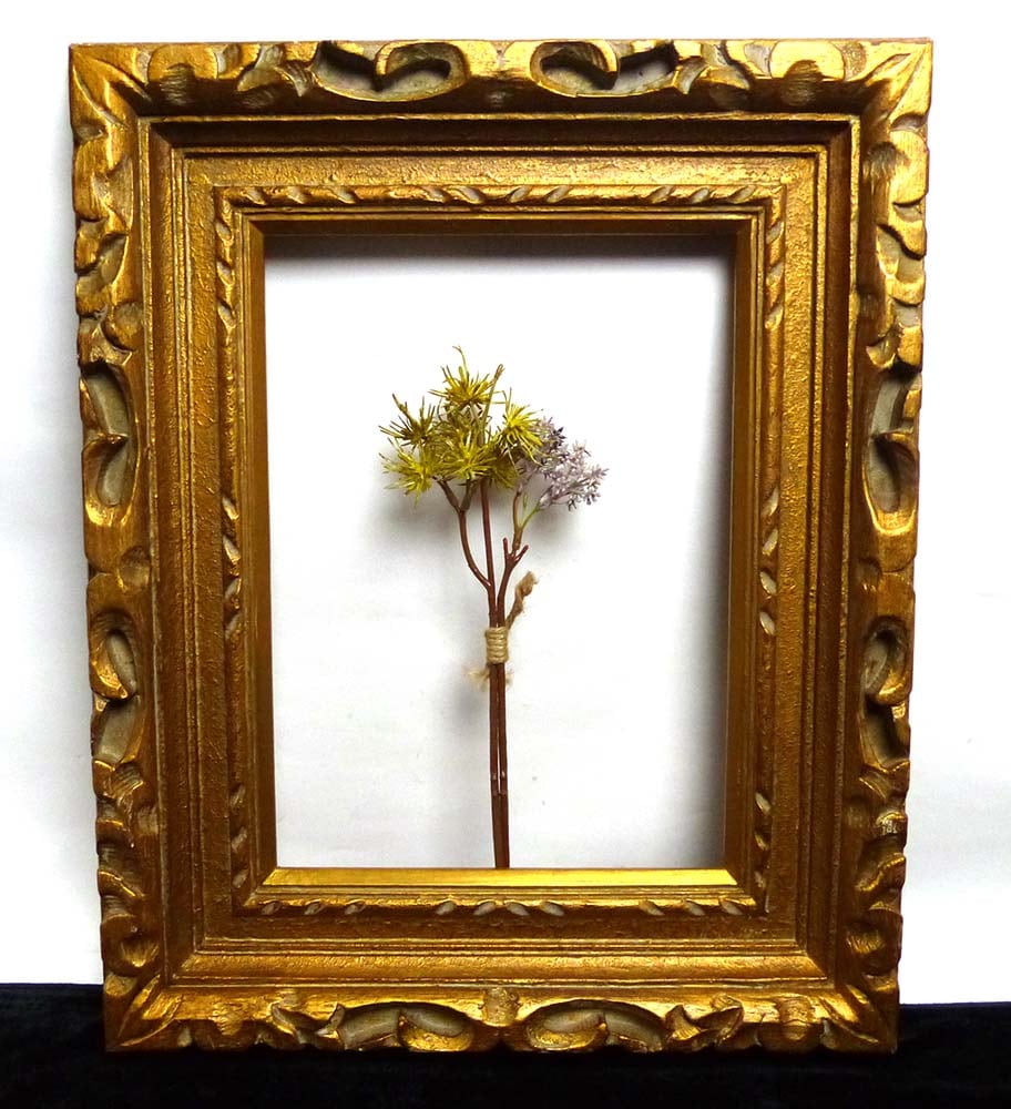 抽象油彩画 金色フレーム 抽象油彩画 金色フレーム 抽象画785番 金箔 彩