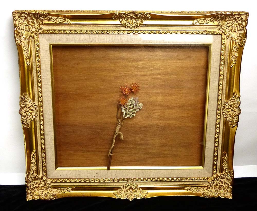 油絵用額縁 油彩額 F6号 金ゴールド 木製フレーム アンティーク調
