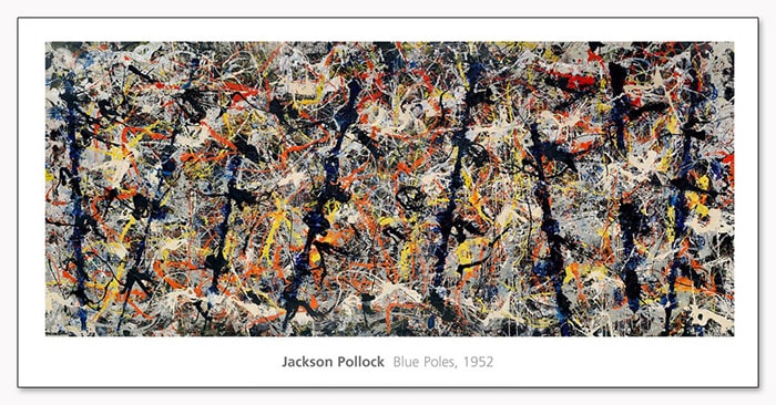 額装済/Blue Poles 1952（ジャクソン ポロック） Historical Art