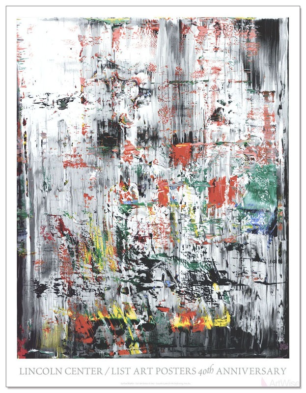 未開封新品 ゲルハルト・リヒター展 ポスター エラ 東京国立近代美術館