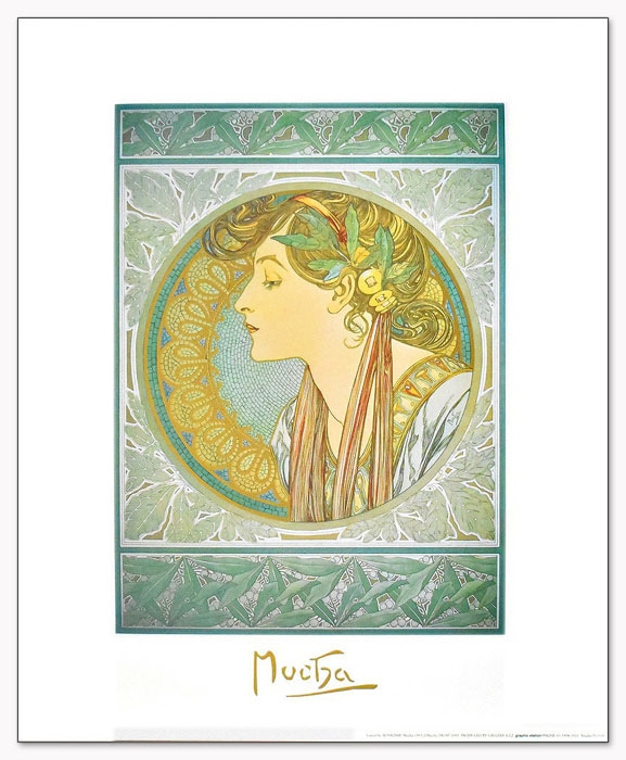 るりえ ミュシャ 月桂樹 額装複製画 Amazon.co.jp: ミュシャ・「月桂樹