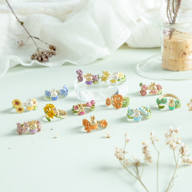 Flower Miffy パルナートポックコラボ フラワーリング オリエンタル