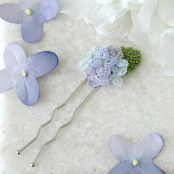 あじさいかんざし 【作家：芝裕子（Atelier Siva）】 | アイテムで探す