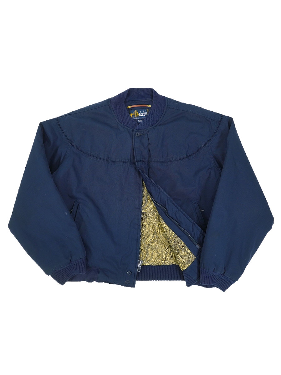 90's Derby of San Francisco ダービージャケット ネイビー 表記(M