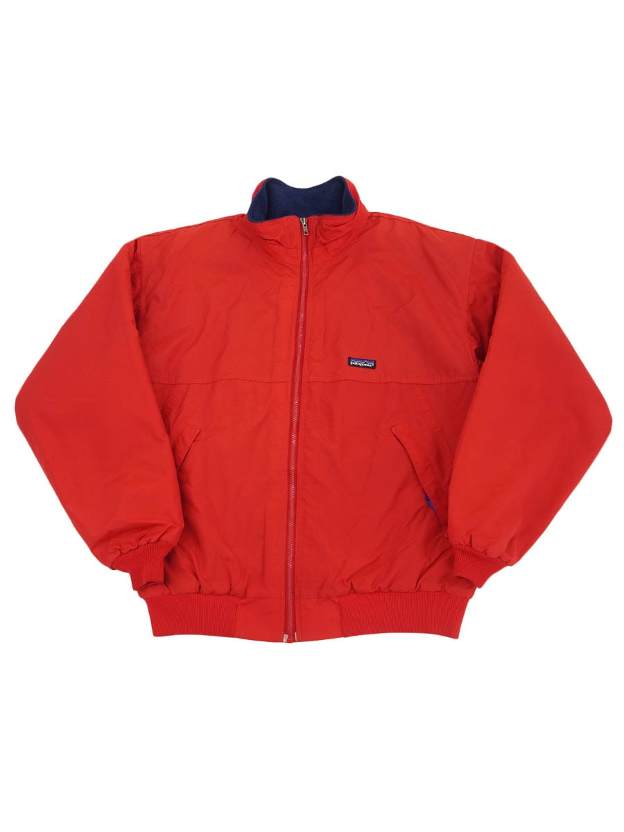 80's パタゴニア シェルドシンチラジャケット フレンチレッド 表記(L
