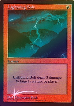 Lightning Bolt Foil (稲妻)旧枠プロモ ジャッジ褒章) Lightning Bolt