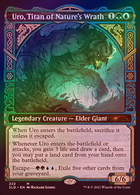 自然の怒りのタイタンウーロ SLD 4枚 自然の怒りのタイタンウーロ SLD