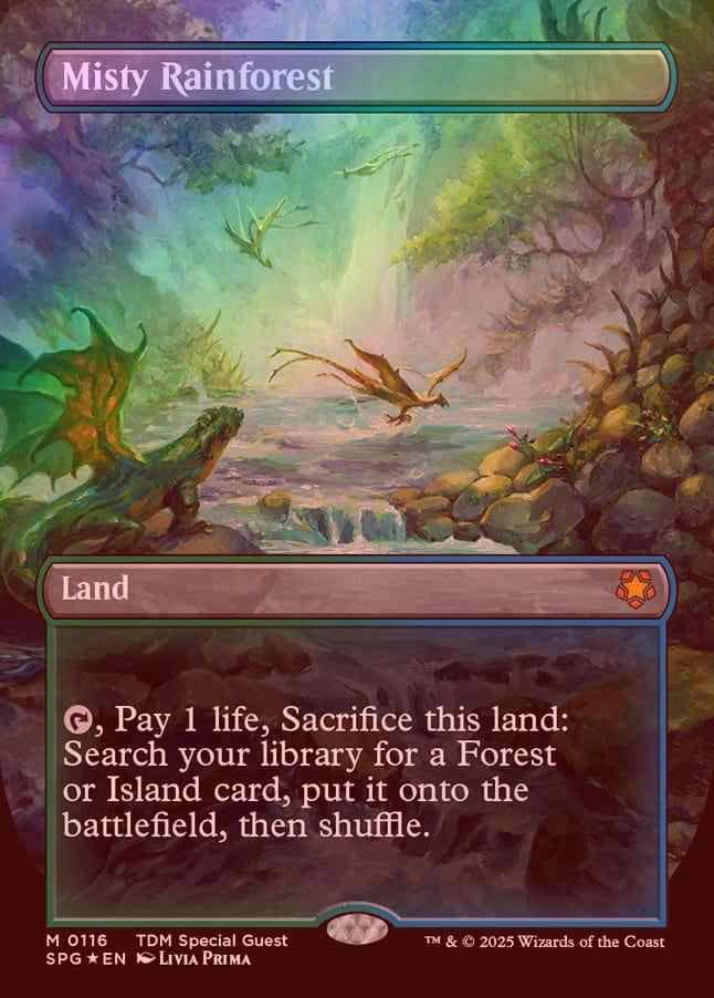 Misty Rainforest 霧深い雨林 ドラゴンスケイル Foil 霧深い雨林