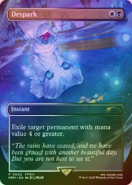 foil版】mtg×ff Despark 灯の燼滅 コマンダーパーティープロモ MTG